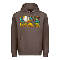 Coffee love volleyball Premium Hoodie - HRA Design Shop