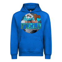 Cobalt my heart is on that field soccer Urban Hoodie - HRA Design Shop