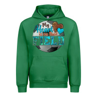 Emerald my heart is on that field soccer Urban Hoodie - HRA Design Shop