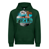 Forest Green my heart is on that field soccer Urban Hoodie - HRA Design Shop