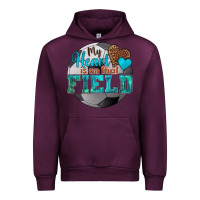 Mauve Wine my heart is on that field soccer Urban Hoodie - HRA Design Shop