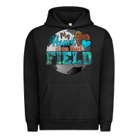 Pigment Black my heart is on that field soccer Urban Hoodie - HRA Design Shop