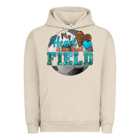 Pigment French Oak my heart is on that field soccer Urban Hoodie - HRA Design Shop