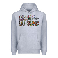Heather Grey different is au some png Premium Hoodie - SublimationCraftShop