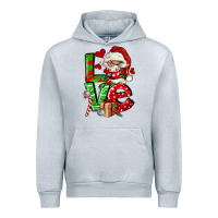 Heather Grey love gnomes Urban Hoodie - FaDigitalArtStudio