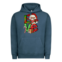 Pigment Midnight Navy love gnomes Urban Hoodie - FaDigitalArtStudio