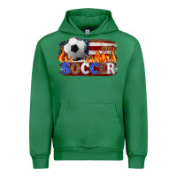 Emerald western american flag soccer Urban Hoodie - HRA Design Shop