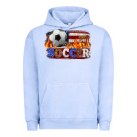 Pigment Grape Ice western american flag soccer Urban Hoodie - HRA Design Shop
