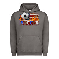Pigment Tornado western american flag soccer Urban Hoodie - HRA Design Shop