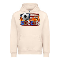 Sandshell western american flag soccer Urban Hoodie - HRA Design Shop