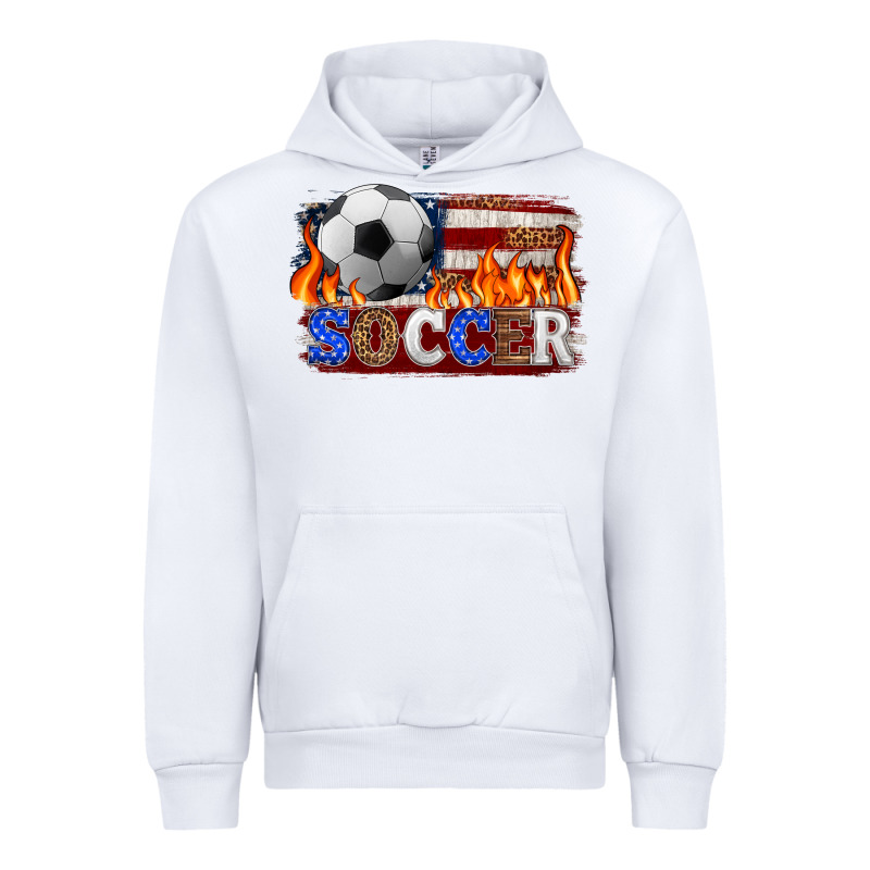 Western American Flag Soccer Urban Hoodie by HRA Design Shop | Teevron