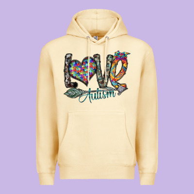 Love Autism Premium Hoodie Designed By Sublimationcraftshop
