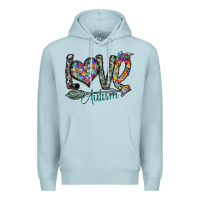 Blue Mist love autism Premium Hoodie - SublimationCraftShop