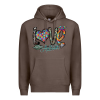 Coffee love autism Premium Hoodie - SublimationCraftShop