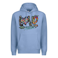 Colony Blue love autism Premium Hoodie - SublimationCraftShop