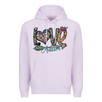 Lilac love autism Premium Hoodie - SublimationCraftShop