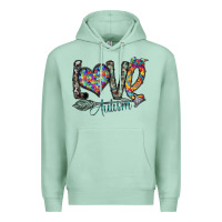 Seafoam love autism Premium Hoodie - SublimationCraftShop
