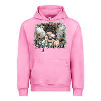 Fuchsia Pink stay focused Urban Hoodie - SublimationCraftShop