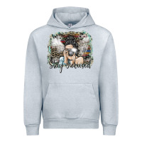 Heather Grey stay focused Urban Hoodie - SublimationCraftShop