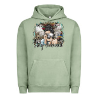 Pigment Oil Green stay focused Urban Hoodie - SublimationCraftShop