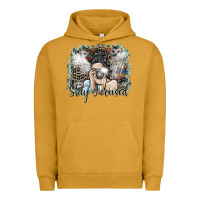 Pigment Peanut Butter stay focused Urban Hoodie - SublimationCraftShop