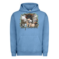 Pigment Pebble Blue stay focused Urban Hoodie - SublimationCraftShop