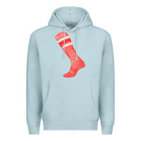 Blue Mist red sock fa element 2 Premium Hoodie - FaDigitalArtStudio