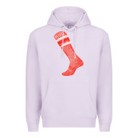 Lilac red sock fa element 2 Premium Hoodie - FaDigitalArtStudio