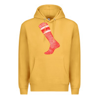 Mustard red sock fa element 2 Premium Hoodie - FaDigitalArtStudio