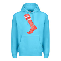 Ocean Blue red sock fa element 2 Premium Hoodie - FaDigitalArtStudio