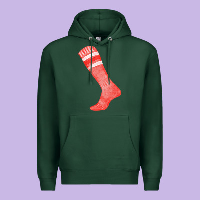Red Sock Fa Element 2 Premium Hoodie Designed By Fadigitalartstudio