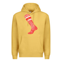 Antique Gold red sock fa element 2 Premium Hoodie - FaDigitalArtStudio