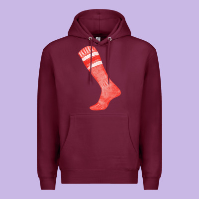 Red Sock Fa Element 2 Premium Hoodie Designed By Fadigitalartstudio