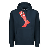 Navy red sock fa element 2 Premium Hoodie - FaDigitalArtStudio