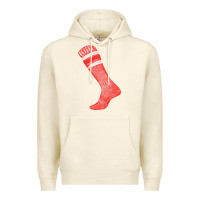 Sandshell red sock fa element 2 Premium Hoodie - FaDigitalArtStudio