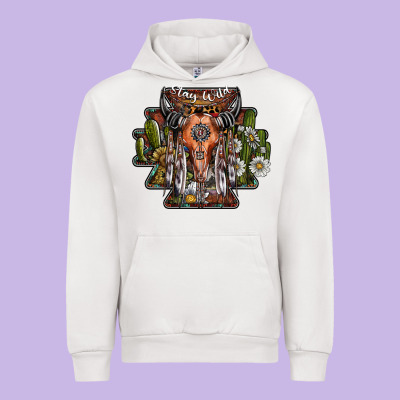 Stay Wild Urban Hoodie Designed By Sublimationcraftshop