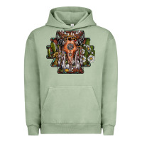Pigment Oil Green stay wild Urban Hoodie - SublimationCraftShop