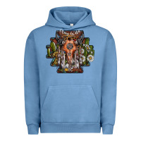 Pigment Pebble Blue stay wild Urban Hoodie - SublimationCraftShop
