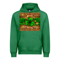 Emerald St. Patrick's Day shamrock leopard Urban Hoodie - Neo Western