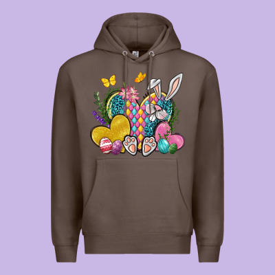 Easter Heart Easter Day Premium Hoodie Designed By Neo Western