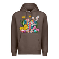 Coffee Easter Heart Easter Day Premium Hoodie - Neo Western