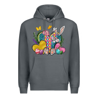 Rock Easter Heart Easter Day Premium Hoodie - Neo Western
