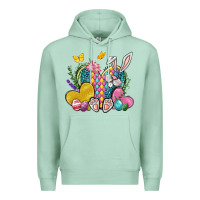 Seafoam Easter Heart Easter Day Premium Hoodie - Neo Western