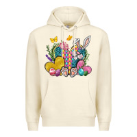 Sandshell Easter Heart Easter Day Premium Hoodie - Neo Western