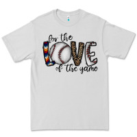 Dove Grey for the love of the game baseball Premium Tee - CowhideDigitalArt