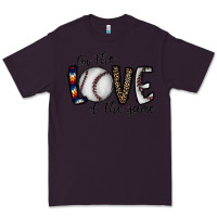 Plum for the love of the game baseball Premium Tee - CowhideDigitalArt
