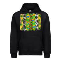 Black St. Patrick's Day brushstrokes Urban Hoodie - Neo Western