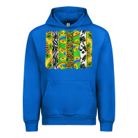 Cobalt St. Patrick's Day brushstrokes Urban Hoodie - Neo Western