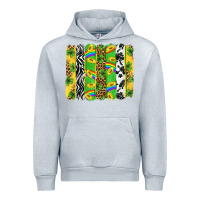 Heather Grey St. Patrick's Day brushstrokes Urban Hoodie - Neo Western