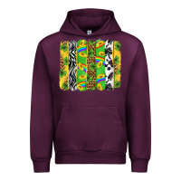 Mauve Wine St. Patrick's Day brushstrokes Urban Hoodie - Neo Western